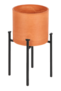 Wrought Iron Plant Stand with Planter Container